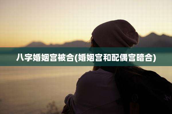 八字婚姻宫被合(婚姻宫和配偶宫暗合)