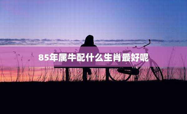 85年属牛配什么生肖最好呢