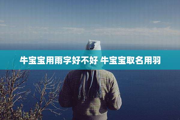 牛宝宝用雨字好不好 牛宝宝取名用羽