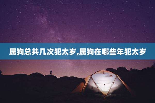 属狗总共几次犯太岁,属狗在哪些年犯太岁