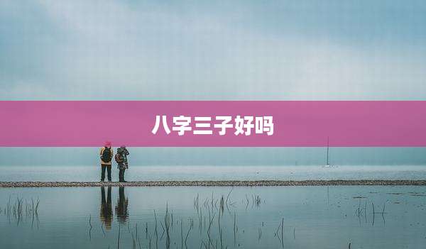 八字三子好吗