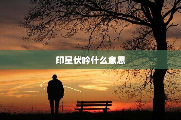 印星伏吟什么意思