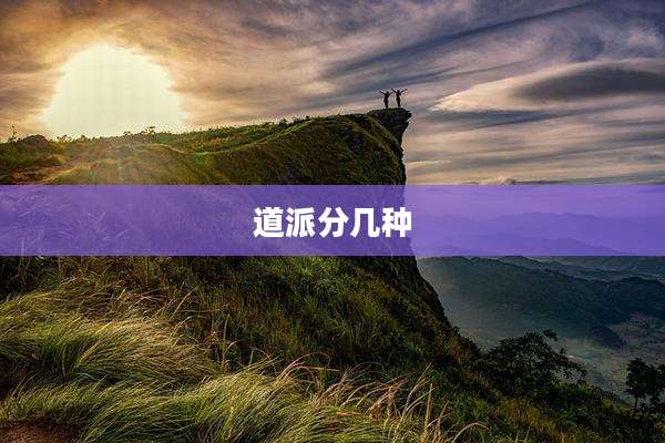 道派分几种