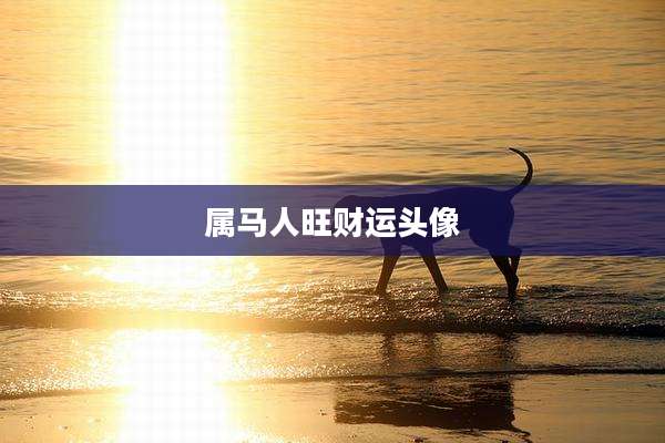 属马人旺财运头像