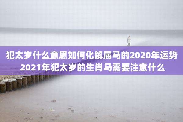 犯太岁什么意思如何化解属马的2020年运势 2021年犯太岁的生肖马需要注意什么