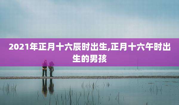 2021年正月十六辰时出生,正月十六午时出生的男孩