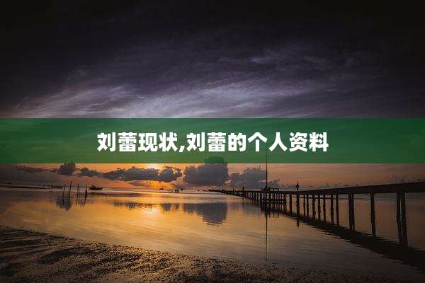 刘蕾现状,刘蕾的个人资料