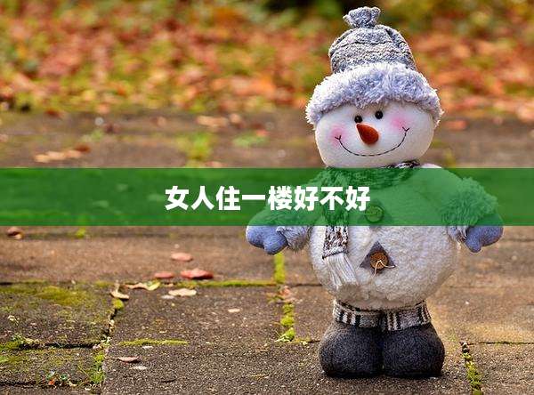 女人住一楼好不好