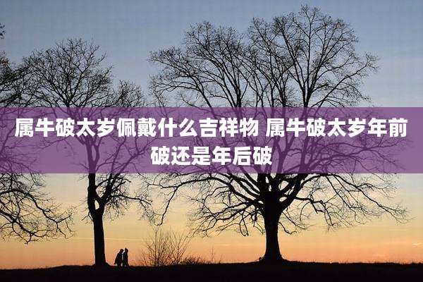 属牛破太岁佩戴什么吉祥物 属牛破太岁年前破还是年后破