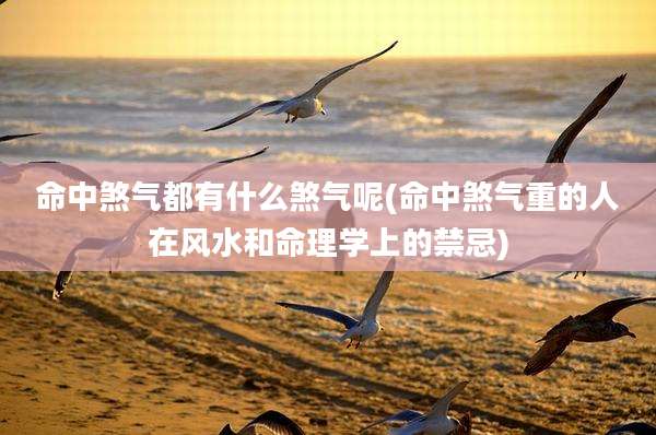 命中煞气都有什么煞气呢(命中煞气重的人在风水和命理学上的禁忌)