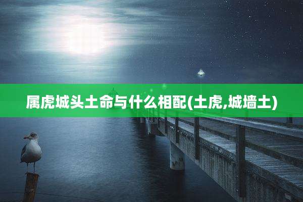 属虎城头土命与什么相配(土虎,城墙土)