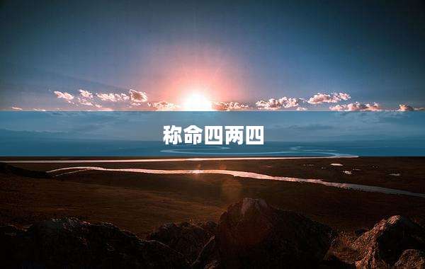 称命四两四