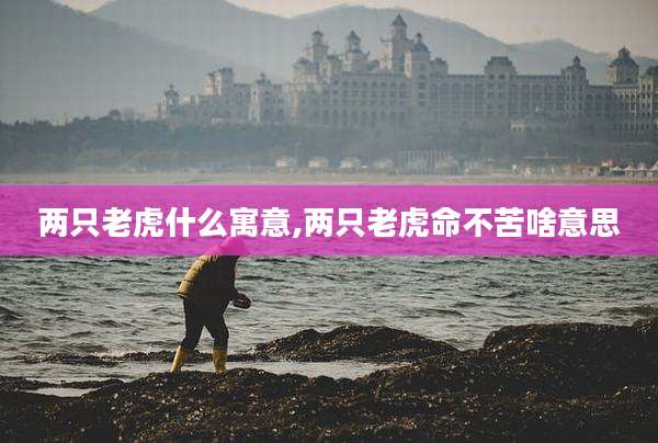 两只老虎什么寓意,两只老虎命不苦啥意思