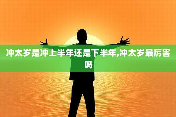 冲太岁是冲上半年还是下半年,冲太岁最厉害吗