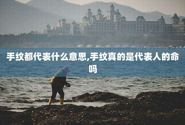 手纹都代表什么意思,手纹真的是代表人的命吗