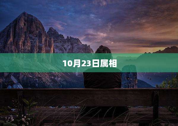 10月23日属相