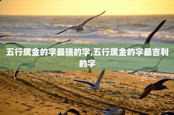 五行属金的字最强的字,五行属金的字最吉利的字