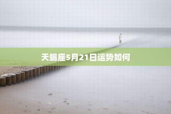 天蝎座5月21日运势如何