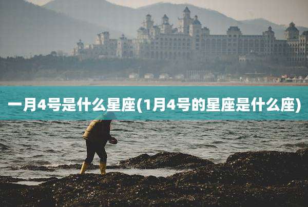 一月4号是什么星座(1月4号的星座是什么座)