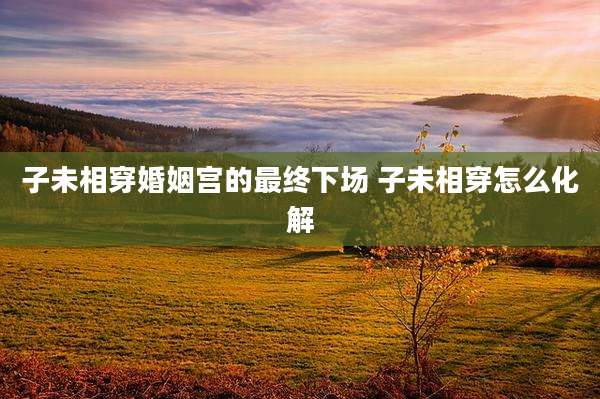 子未相穿婚姻宫的最终下场 子未相穿怎么化解