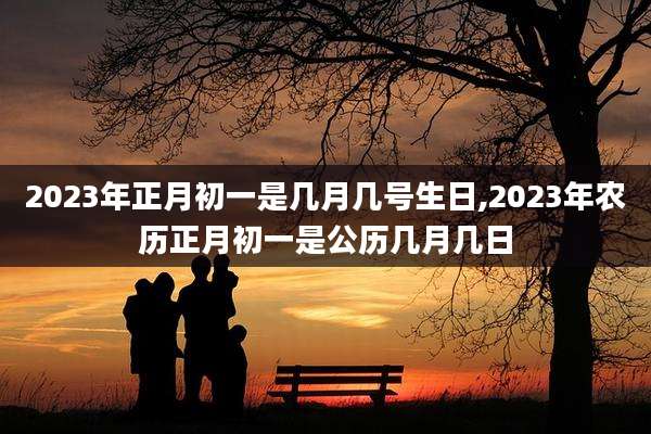 2023年正月初一是几月几号生日,2023年农历正月初一是公历几月几日