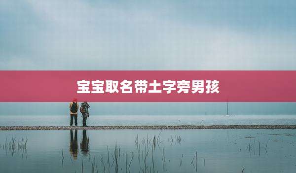宝宝取名带土字旁男孩