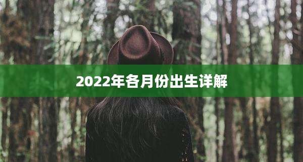 2022年各月份出生详解