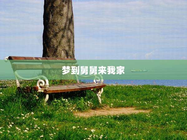梦到舅舅来我家