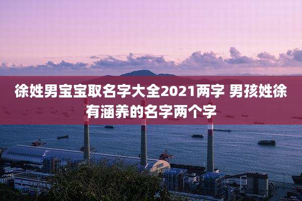 徐姓男宝宝取名字大全2021两字 男孩姓徐有涵养的名字两个字