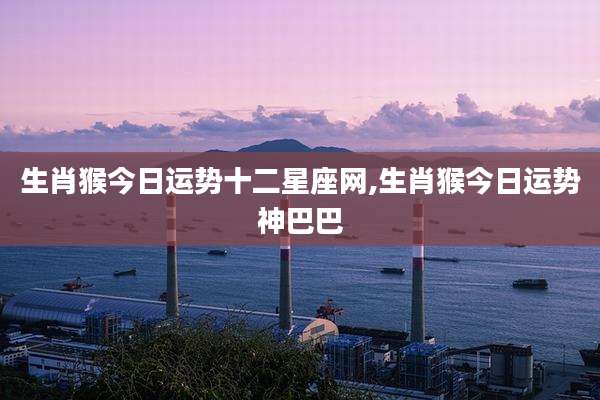 生肖猴今日运势十二星座网,生肖猴今日运势神巴巴