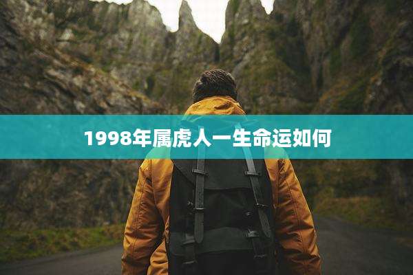 1998年属虎人一生命运如何