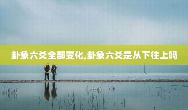 卦象六爻全部变化,卦象六爻是从下往上吗