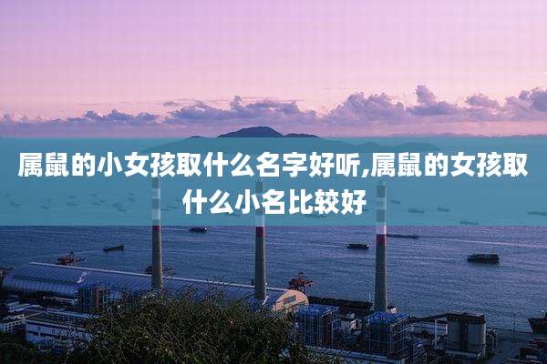 属鼠的小女孩取什么名字好听,属鼠的女孩取什么小名比较好