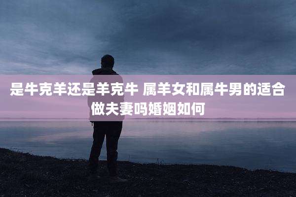 是牛克羊还是羊克牛 属羊女和属牛男的适合做夫妻吗婚姻如何