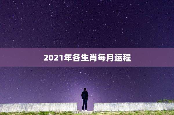 2021年各生肖每月运程
