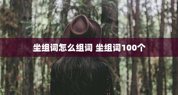 坐组词怎么组词 坐组词100个