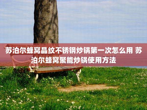 苏泊尔蜂窝晶纹不锈钢炒锅第一次怎么用 苏泊尔蜂窝聚能炒锅使用方法
