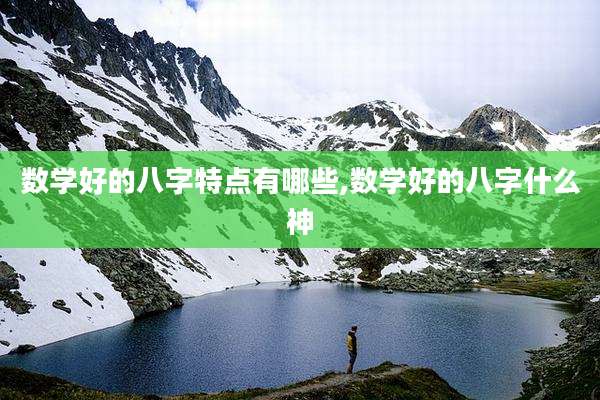 数学好的八字特点有哪些,数学好的八字什么神