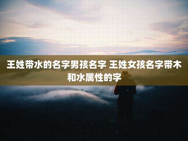 王姓带水的名字男孩名字 王姓女孩名字带木和水属性的字