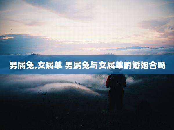 男属兔,女属羊 男属兔与女属羊的婚姻合吗