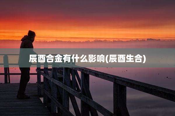 辰酉合金有什么影响(辰酉生合)