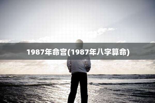 1987年命宫(1987年八字算命)