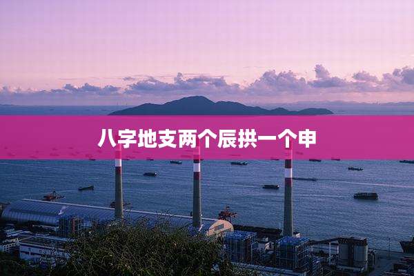 八字地支两个辰拱一个申