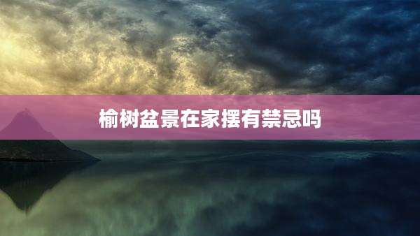 榆树盆景在家摆有禁忌吗