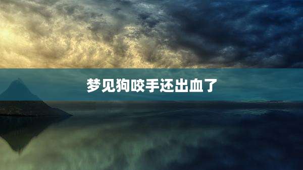 梦见狗咬手还出血了
