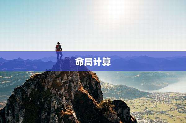 命局计算