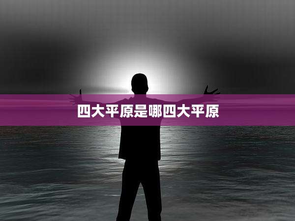 四大平原是哪四大平原