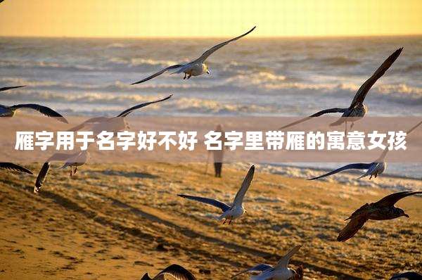 雁字用于名字好不好 名字里带雁的寓意女孩