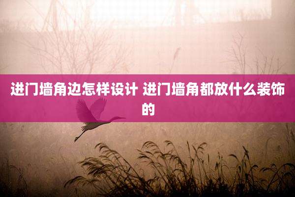 进门墙角边怎样设计 进门墙角都放什么装饰的