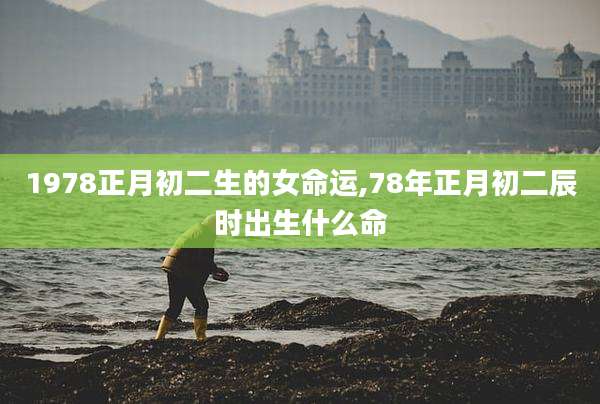 1978正月初二生的女命运,78年正月初二辰时出生什么命